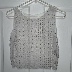 Sheer Embellished Top